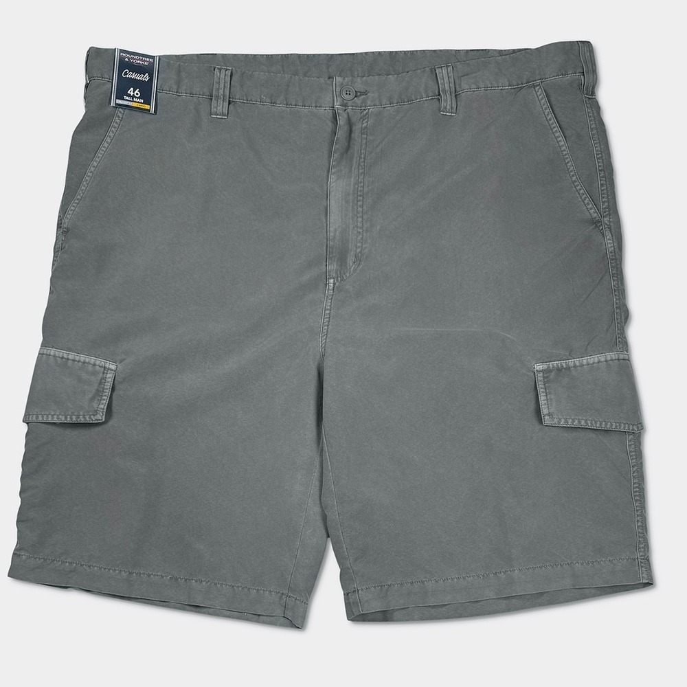 Roundtree & Yorke Casuals 11" Cargo Shorts - NWT Mens 46 Tall - #49530-K2